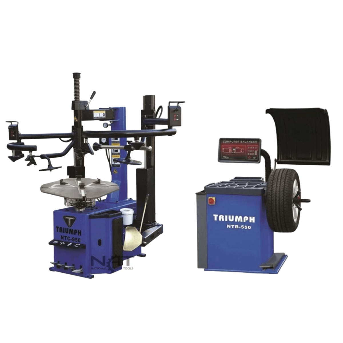 Tire Combo Balancer and Replace Machine
