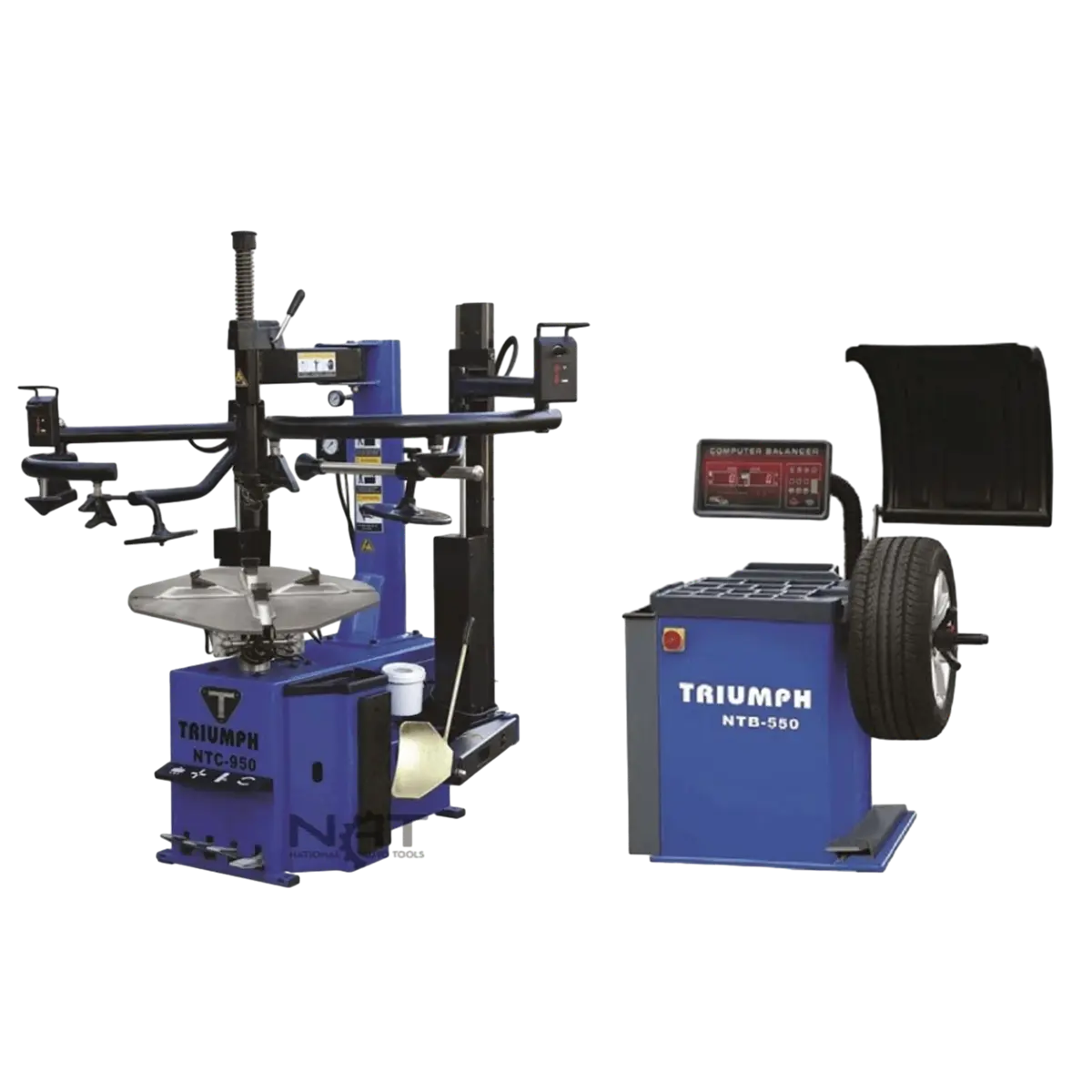 Tire Combo Balancer and Replace Machine