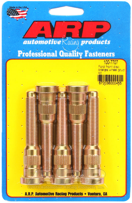 Ford front disc brakes wheel stud kit