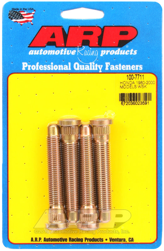Honda '96 & earlier M12 X 2.85" wheel stud kit