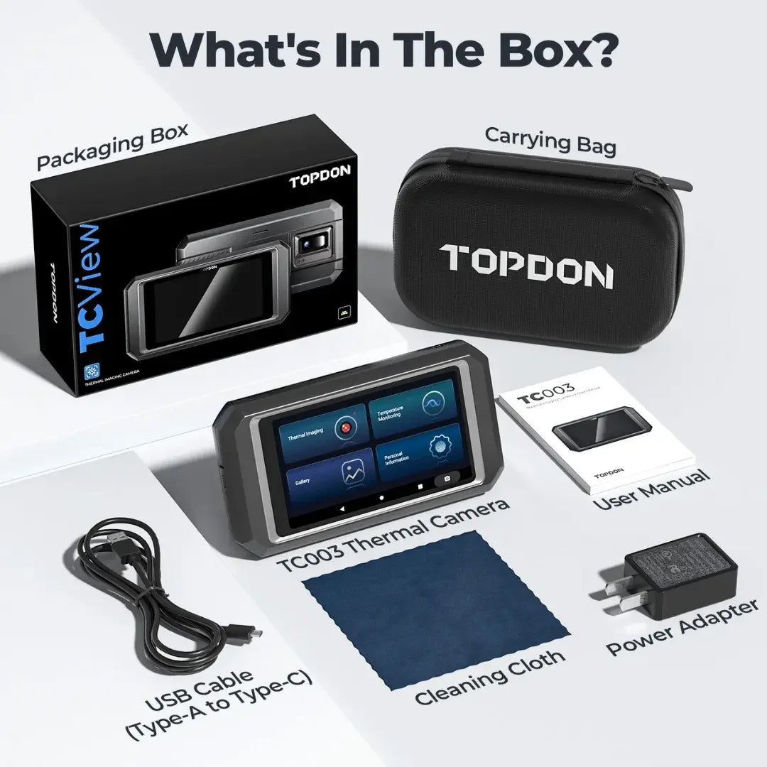 Topdon USA TC003 Portable Thermal Imaging Camera - Mechanic Super Store