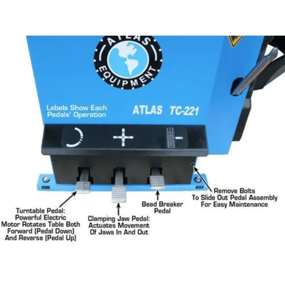 Atlas TC221 Rim-Clamp Tire Changer Atlas