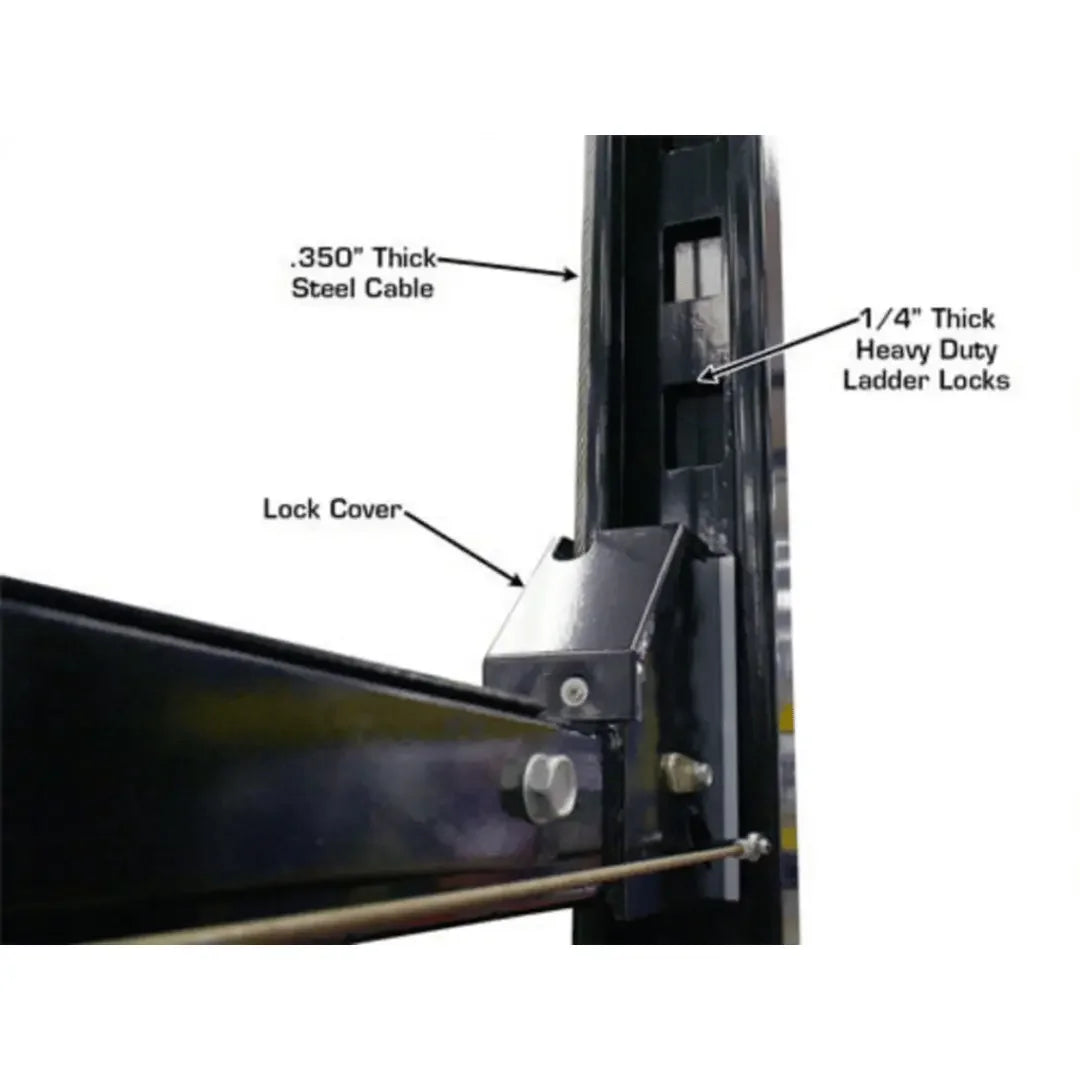 Atlas Garage PRO8000EXT-L 4 Post Lift + RJ35 Sliding Jack Combo - Mechanic Super Store