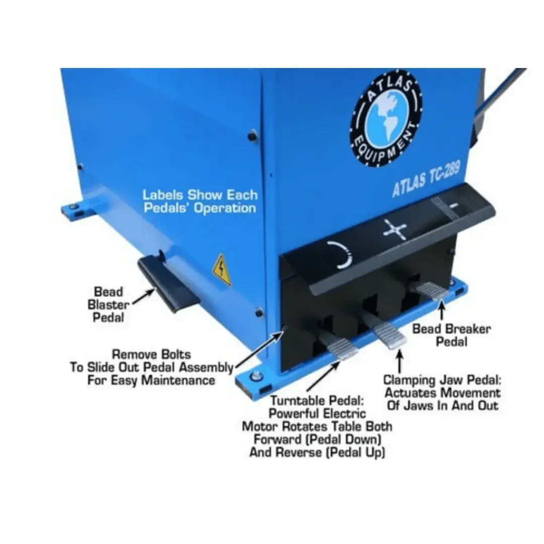 Atlas TC289 Tire Changer and WB41 Wheel Balancer - Mechanic Super Store