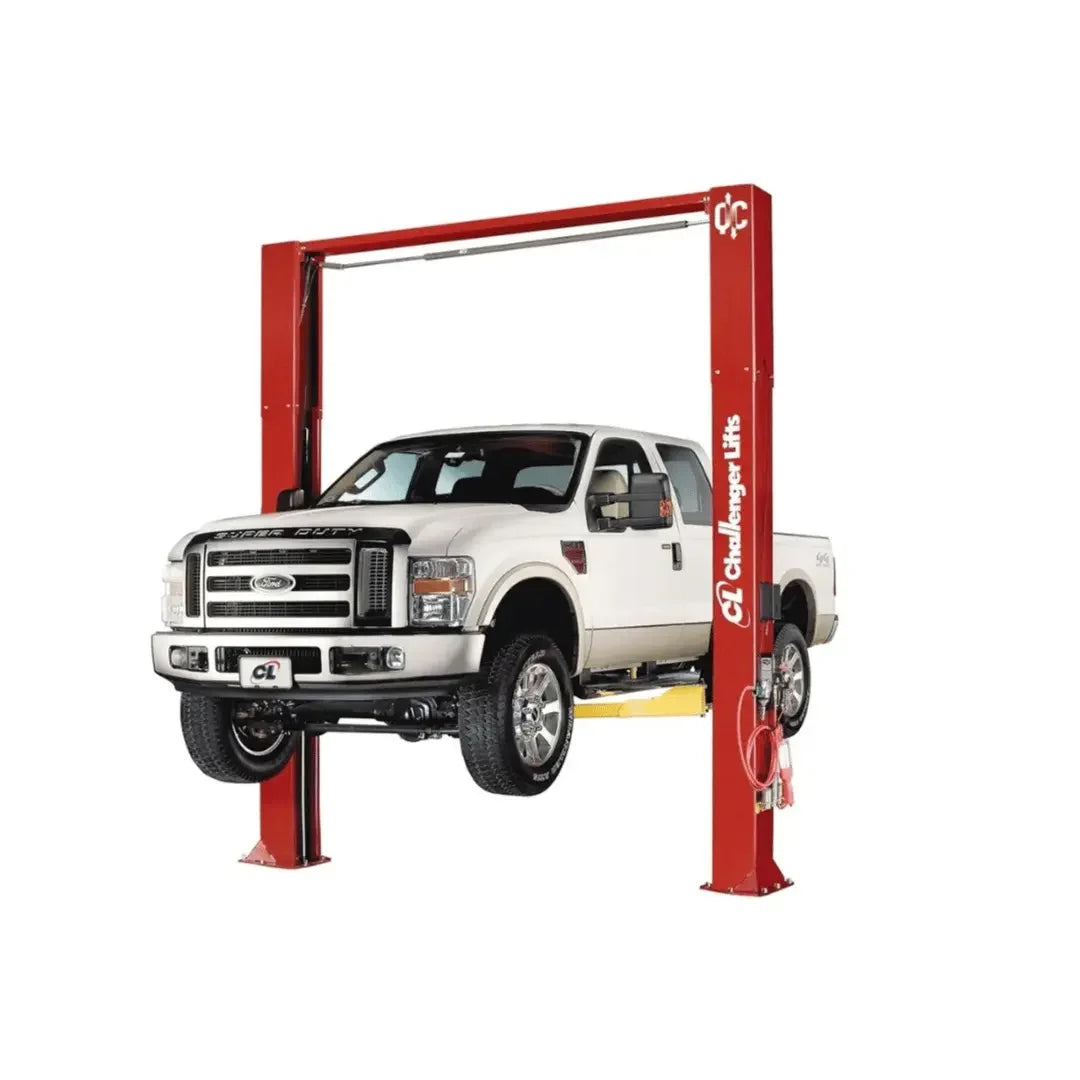 Challenger Lifts CL10AV3-DPC-QC 10000 lbs Versymmetric® 2 Post Adjustable Lift - Mechanic Super Store