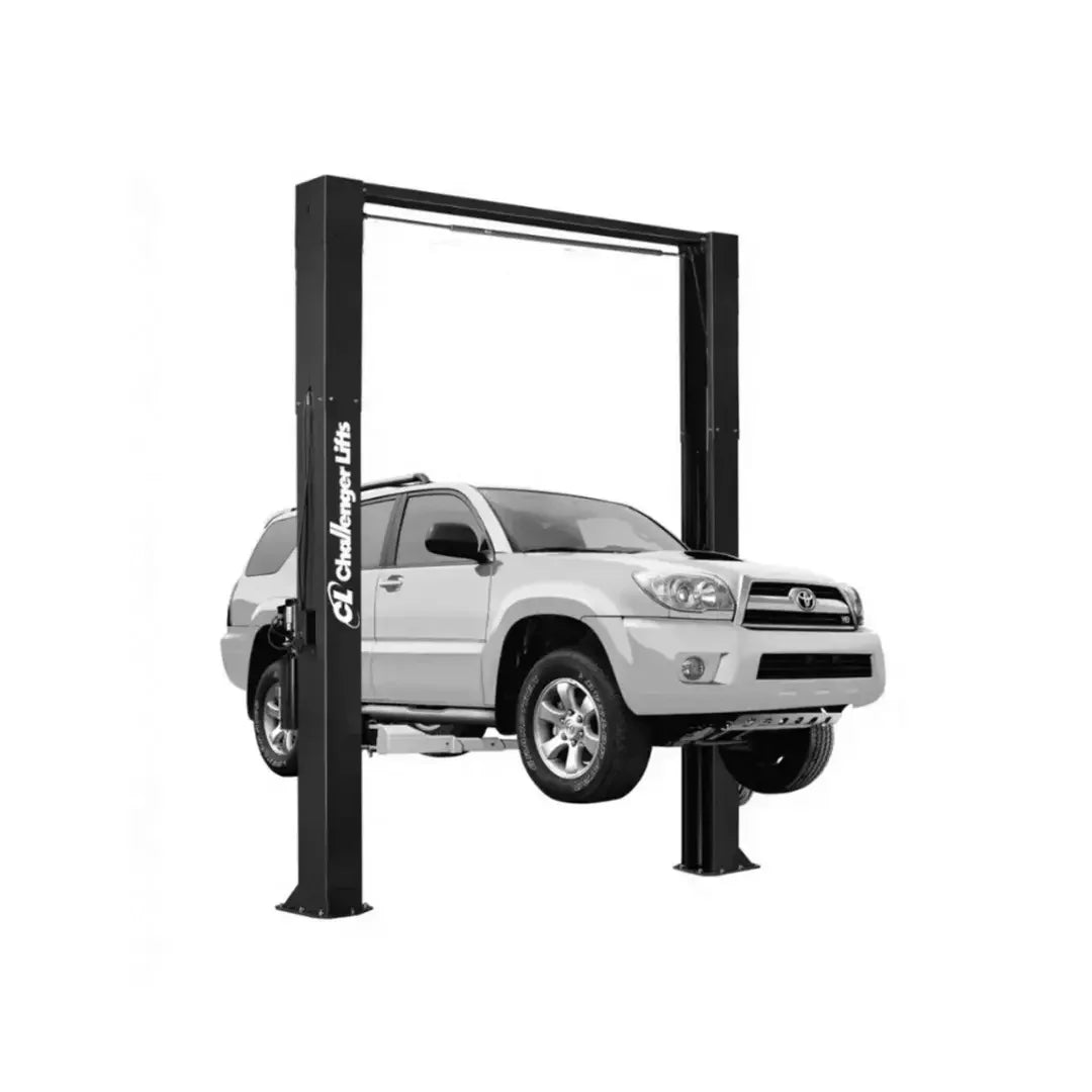 Challenger Lifts CL10AV3-DPC-QC 10000 lbs Versymmetric® 2 Post Adjustable Lift - Mechanic Super Store