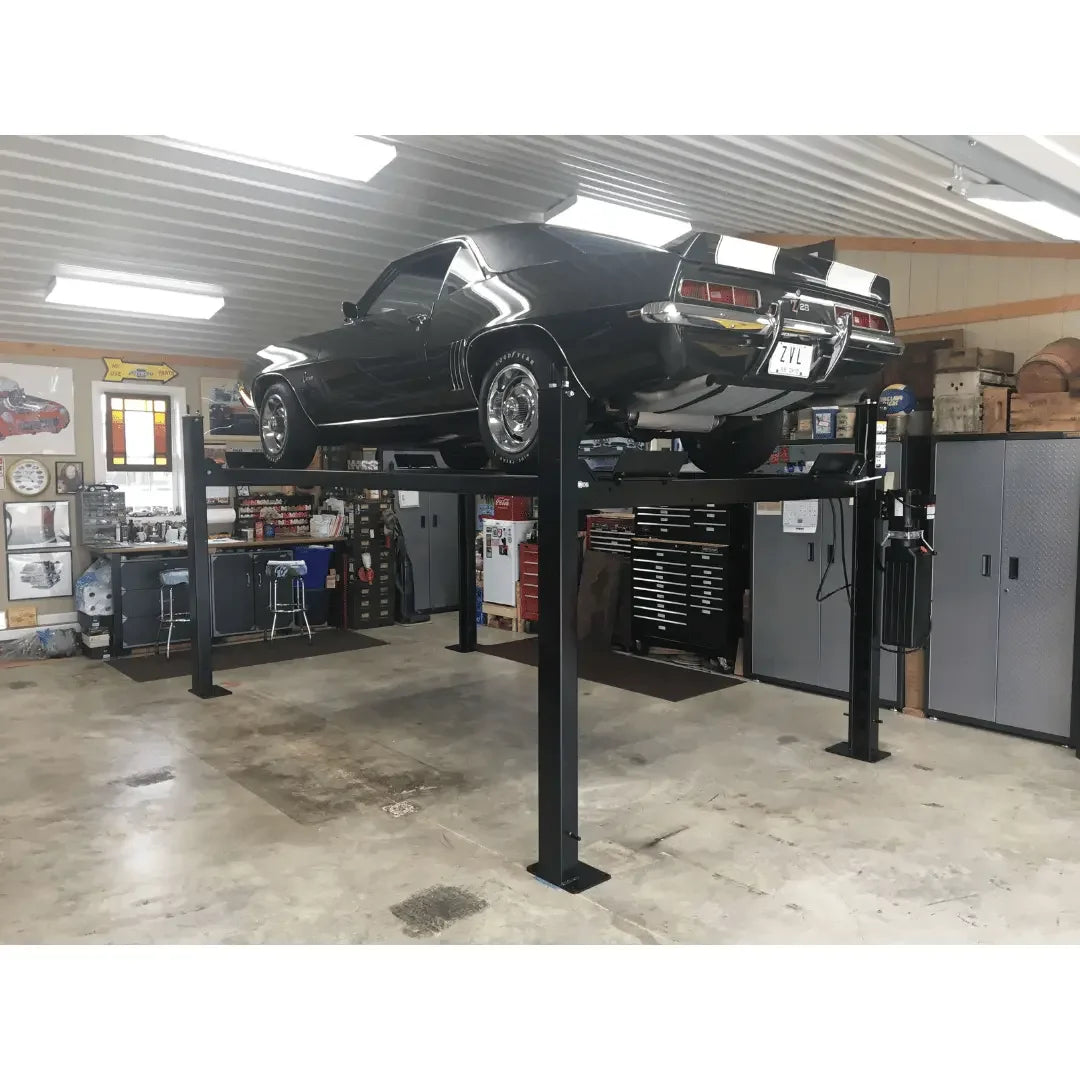 Challenger Lifts CL4P9W 9000 lbs 4 Post Home Storage Lift - Mechanic Super Store