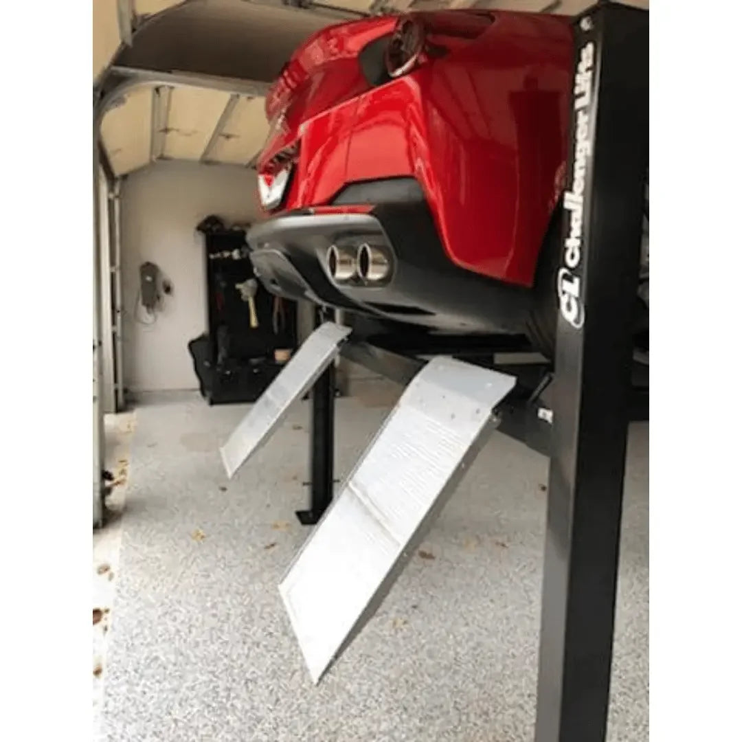 Challenger Lifts CL4P9W 9000 lbs 4 Post Home Storage Lift - Mechanic Super Store