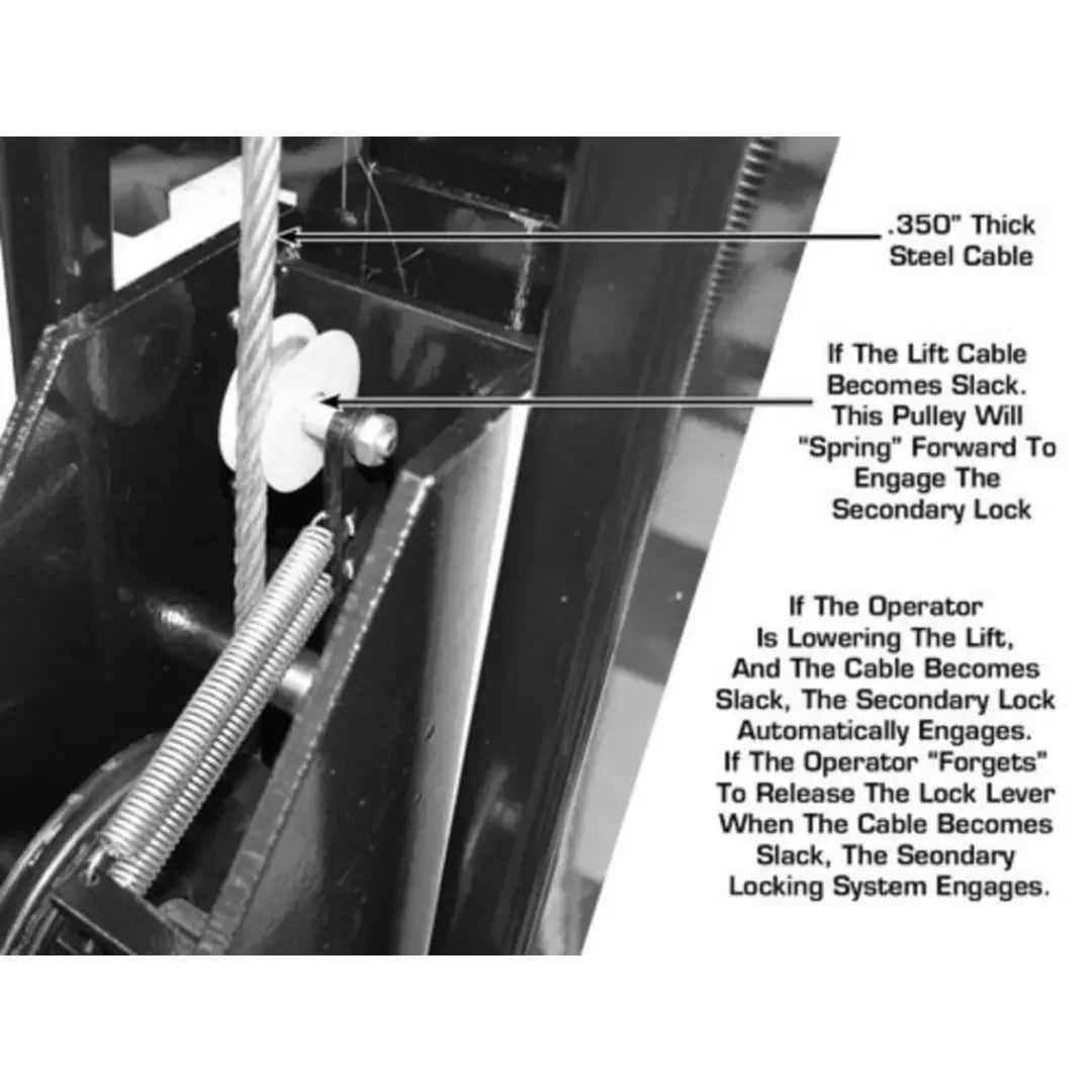 Atlas Garage PRO8000EXT-L Extra Tall/Extra Long Portable Hobbyist 8,000 lb. Capacity 4-Post Lift - Mechanic Super Store