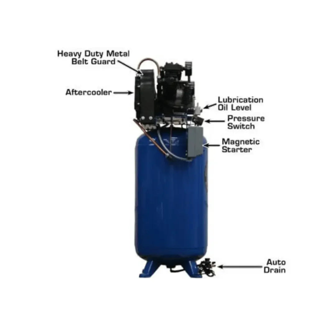 Atlas Air Force AF9PLUS-17 7.5HP Commercial Compressor with Plus Package Atlas