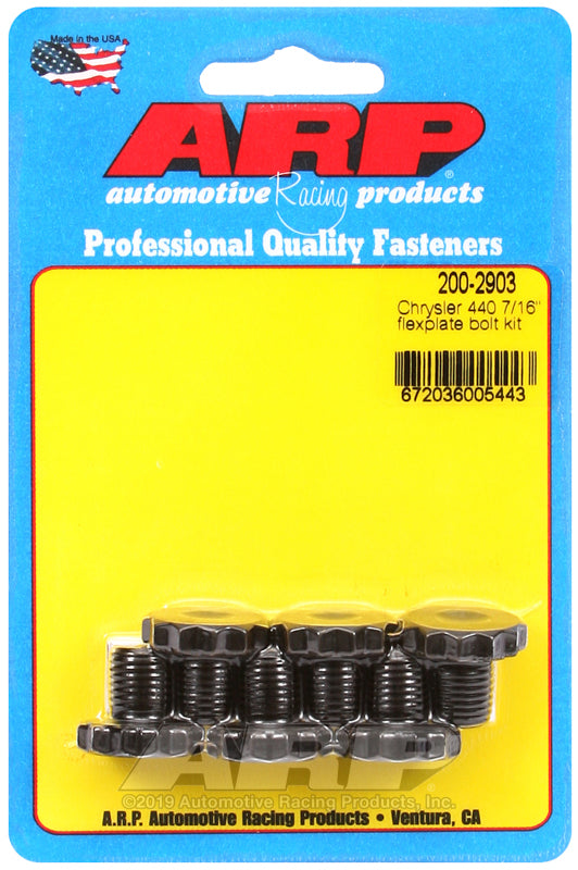 Chrysler 440 7/16" flexplate bolt kit