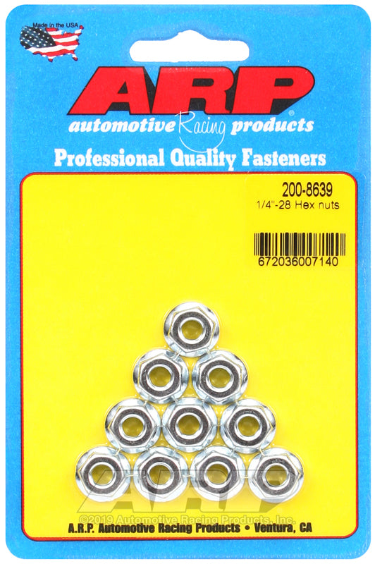 1/4-28 hex nut kit