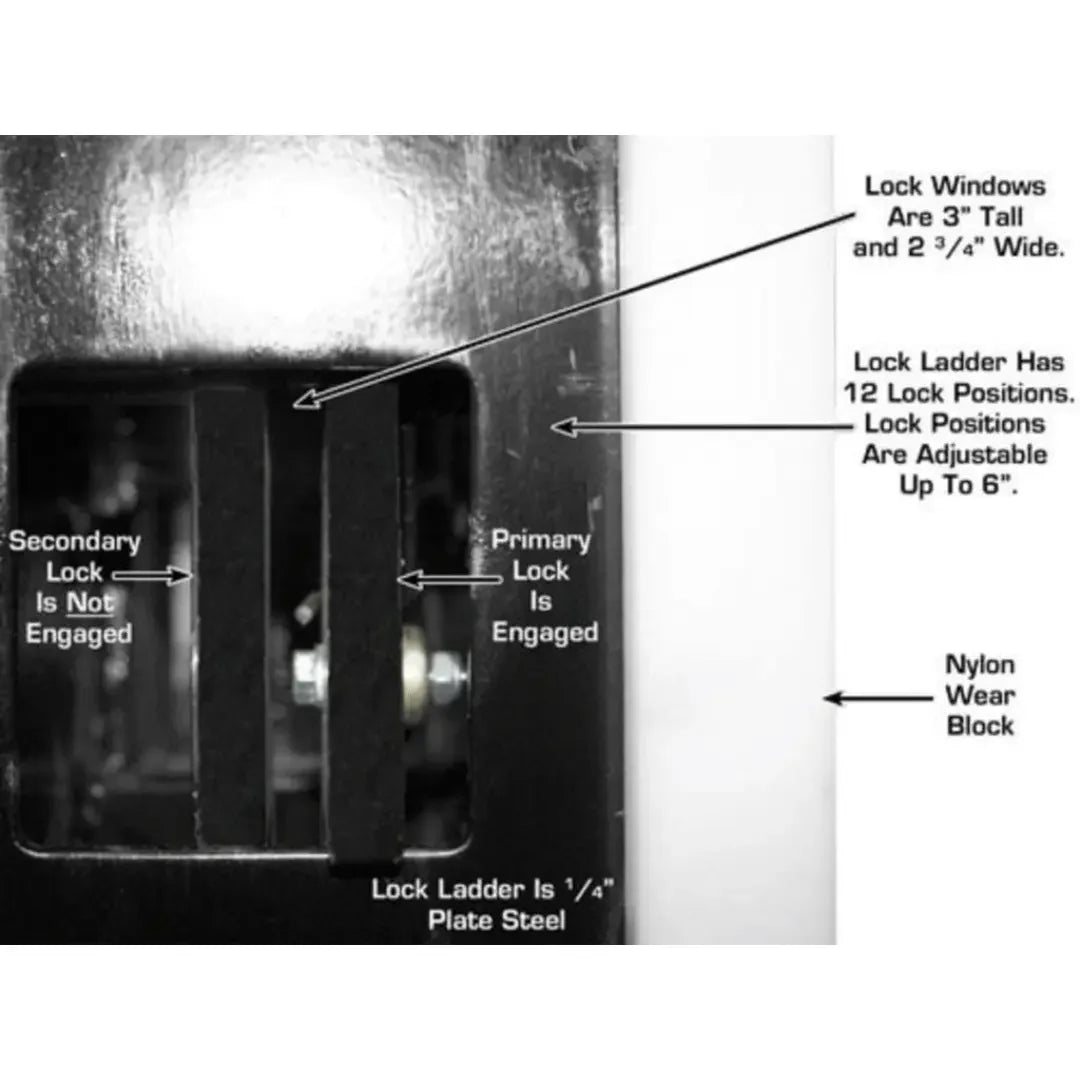 Atlas Garage PRO9000 Extra Tall/Extra Wide Portable Heavy Duty 9,000 lb. Capacity 4-Post Lift Atlas