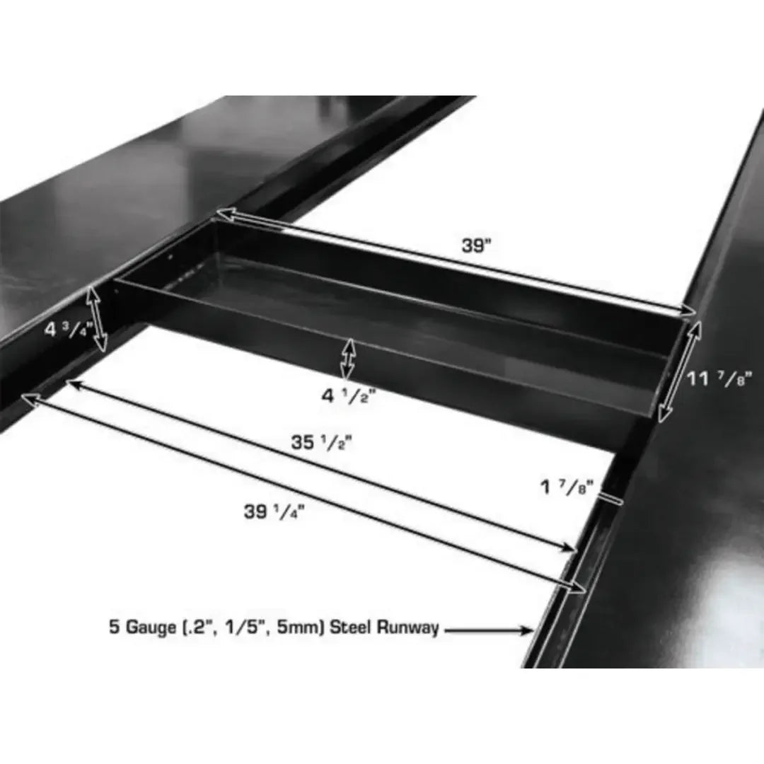 Atlas Garage PRO9000 Extra Tall/Extra Wide Portable Heavy Duty 9,000 lb. Capacity 4-Post Lift Atlas
