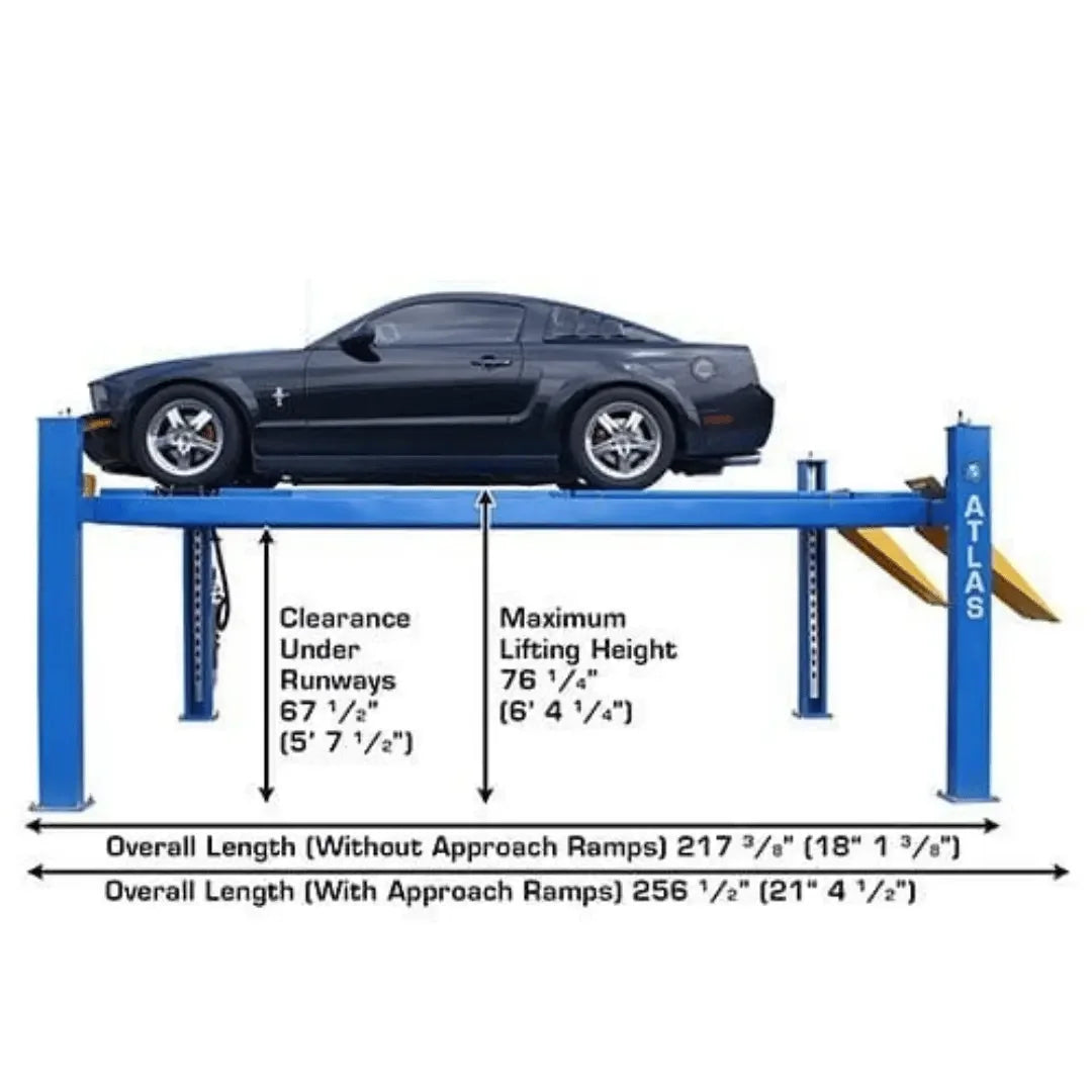 Atlas 414A Alignment Lift + RJ8 Rolling Jack Combo - Mechanic Super Store