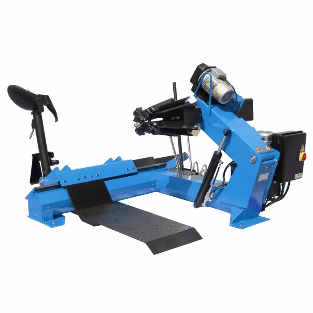 Atlas TTC303 Large Truck Tire Changer shown empty on a white background - Mechanic Super Store