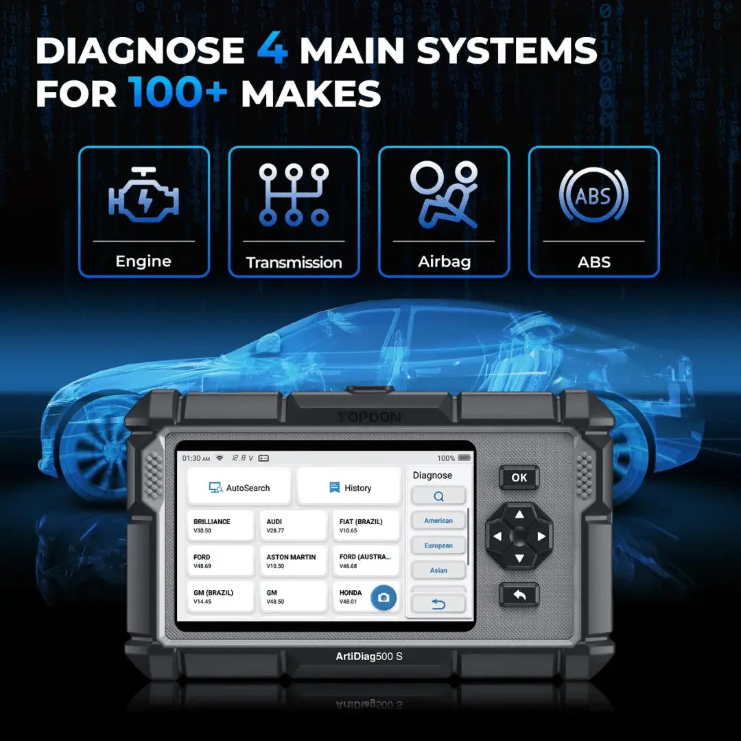 Topdon USA ArtiDiag500 S Mid-Level Diagnostic Scanner - Mechanic Super Store