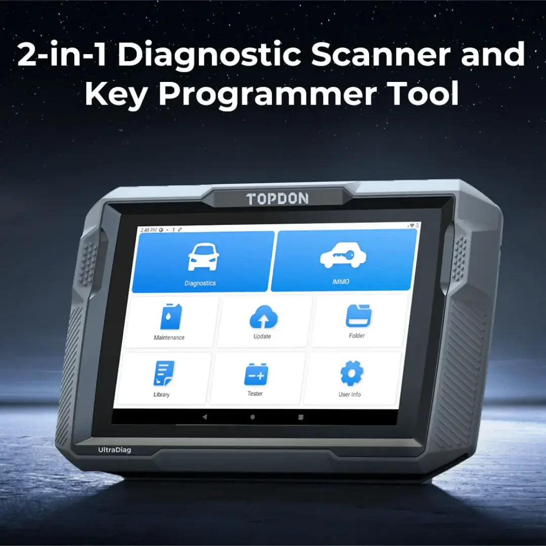 Topdon USA UltraDiag 2-in-1 Diagnostic Scanner & Key Programmer Tool Topdon