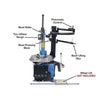Atlas TC755 Tire Changer with EZ Assist Arm Atlas