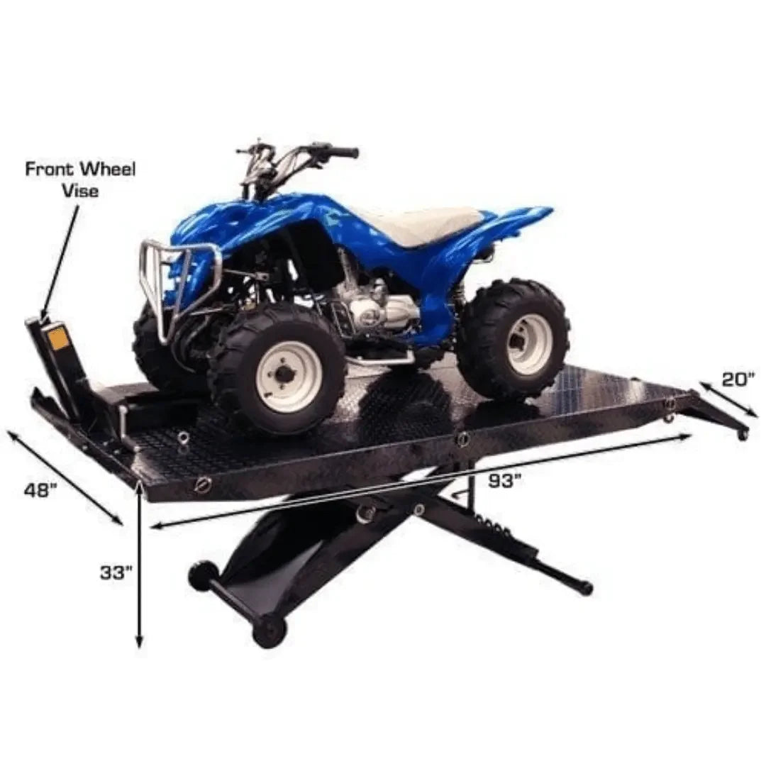 Atlas Cyclelift XLT 1,000 lb. Air-Operated Motorcycle and ATV Lift - Mechanic Super Store