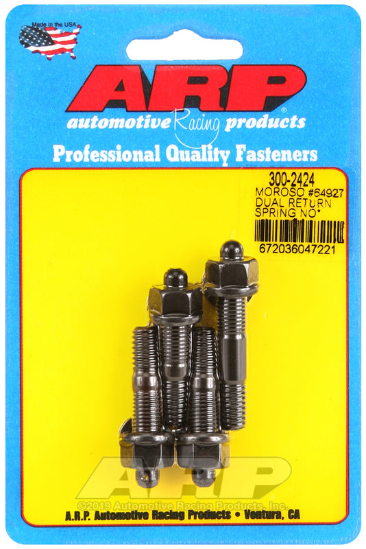 Moroso 64927 dual return spring no spacer plate pro series carb stud kit