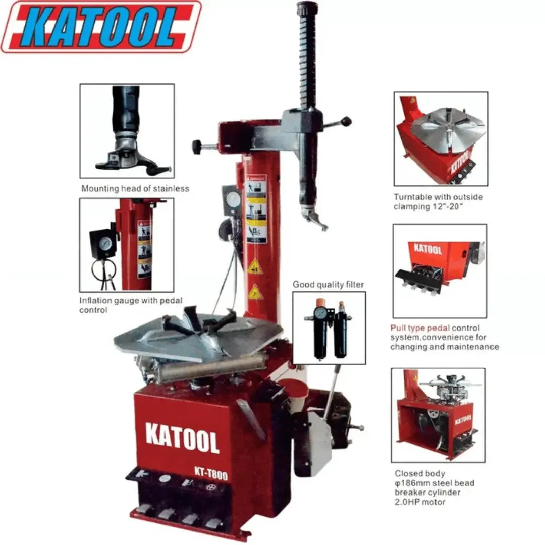 Katool Tire Changer KT-T800 & Wheel Balancer KT-B700 Combo - Mechanic Super Store