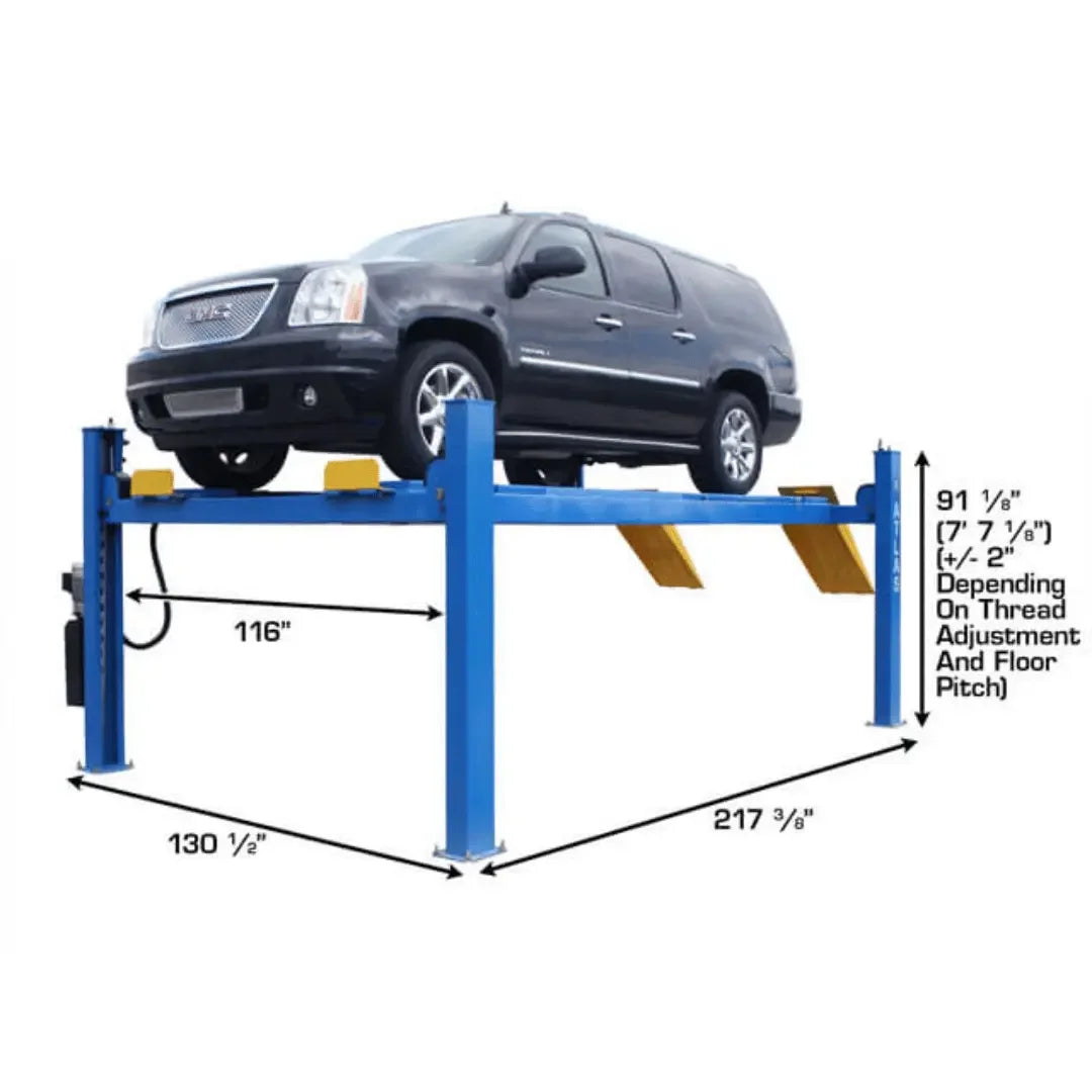 Atlas 414A Alignment Lift + RJ8 Rolling Jack Combo - Mechanic Super Store