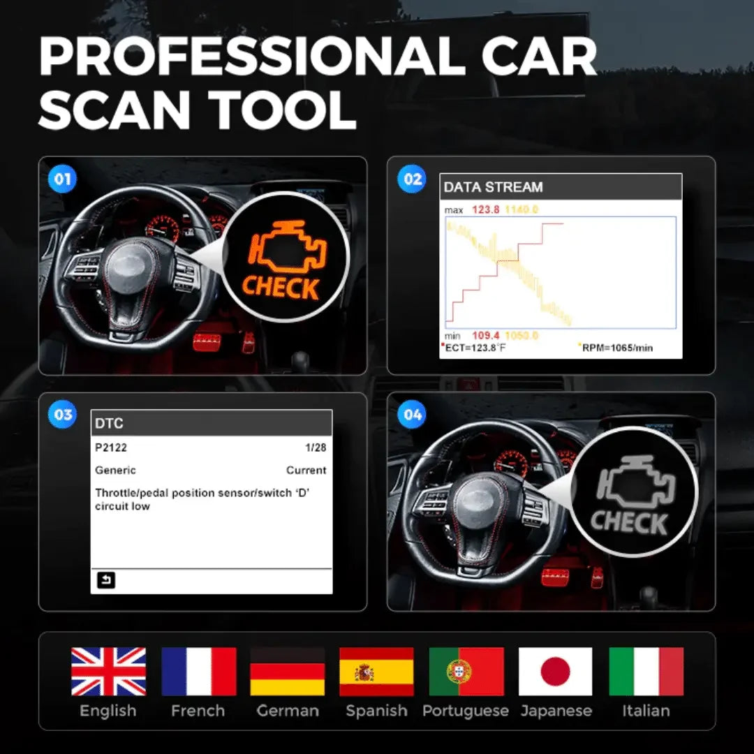Topdon USA ArtiLink400 OBDII Professional Car Scan Tool - Mechanic Super Store