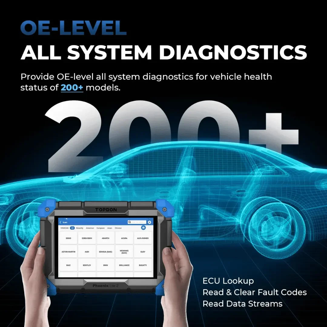 Topdon USA Phoenix Lite 2 Pro-Level Diagnostic Scanner - Mechanic Super Store