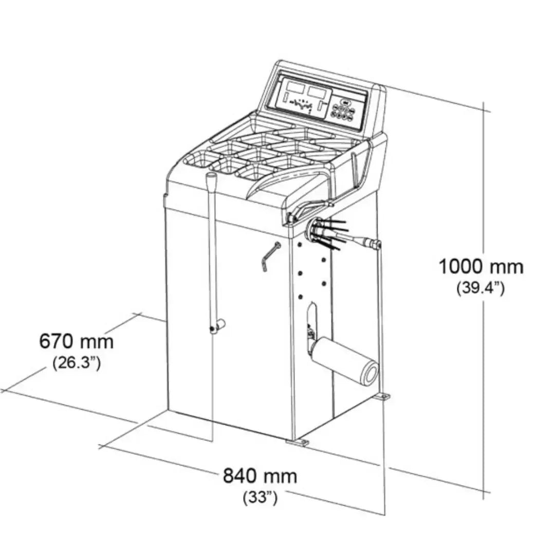 CEMB K22 Motorcycle Wheel Balancer - Mechanic Super Store