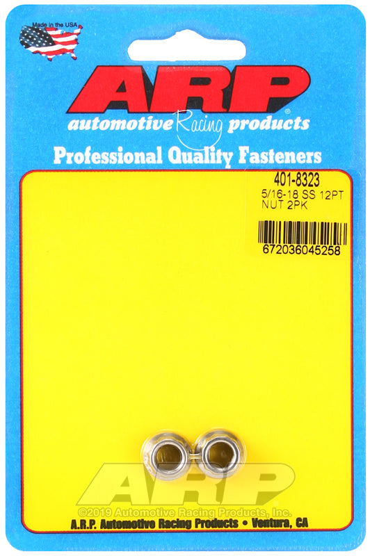 5/16-18 SS 12pt nut kit