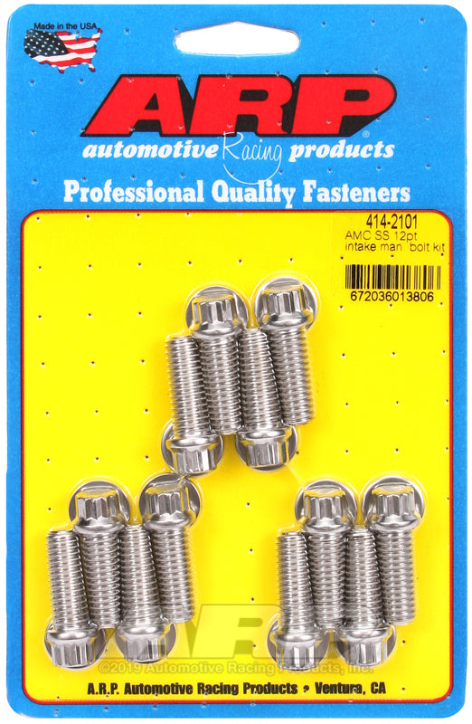 AMC SS 12pt intake manifold bolt kit
