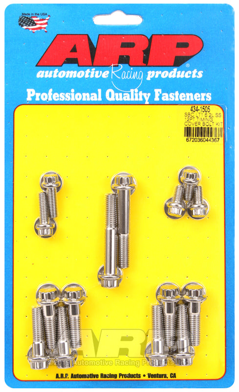 SBC LT1 6.2L SS 12pt timing cover bolt kit
