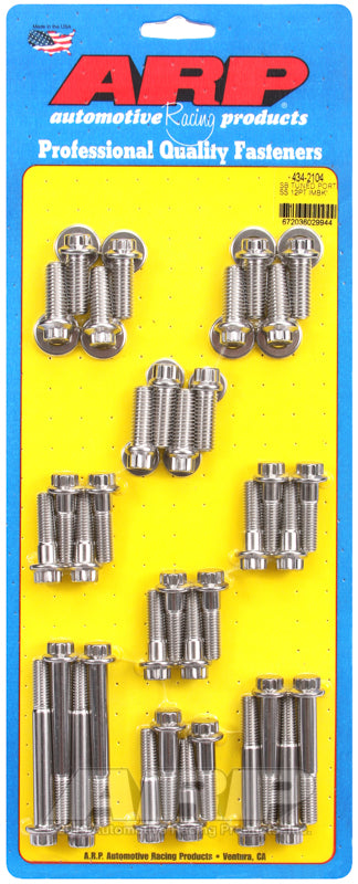 SB Tuned Port complete SS 12pt intake manifold bolt kit