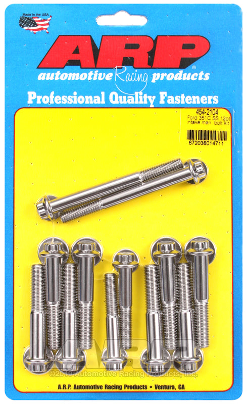 Ford 351C SS 12pt intake manifold bolt kit