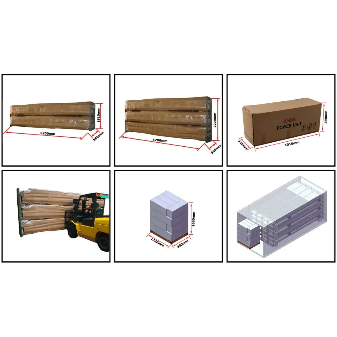 Amgo PRO-12A 12,000 lb 4 Post Lift AMGO Hydraulics