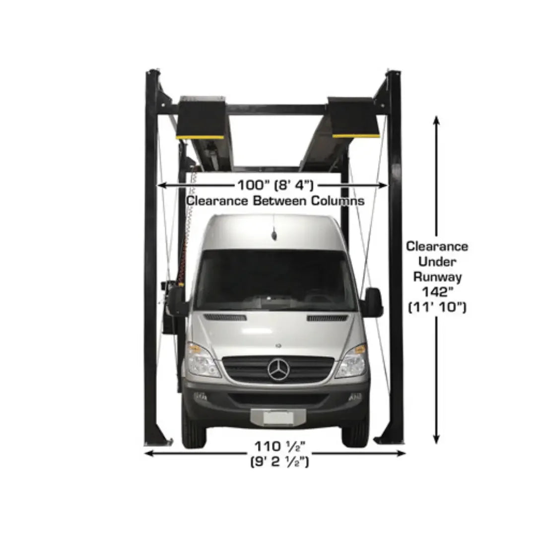 Atlas Garage PRO7000ST Super Tall 7,000 lb. Capacity 4-Post Lift Atlas