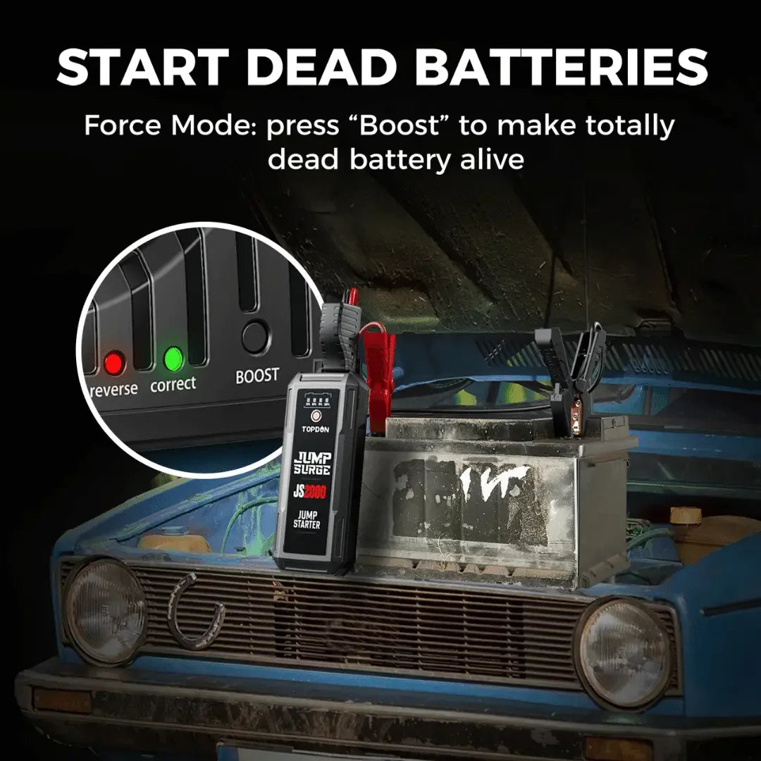 Topdon USA JumpSurge2000 12V Jump Starter & Power Bank Topdon