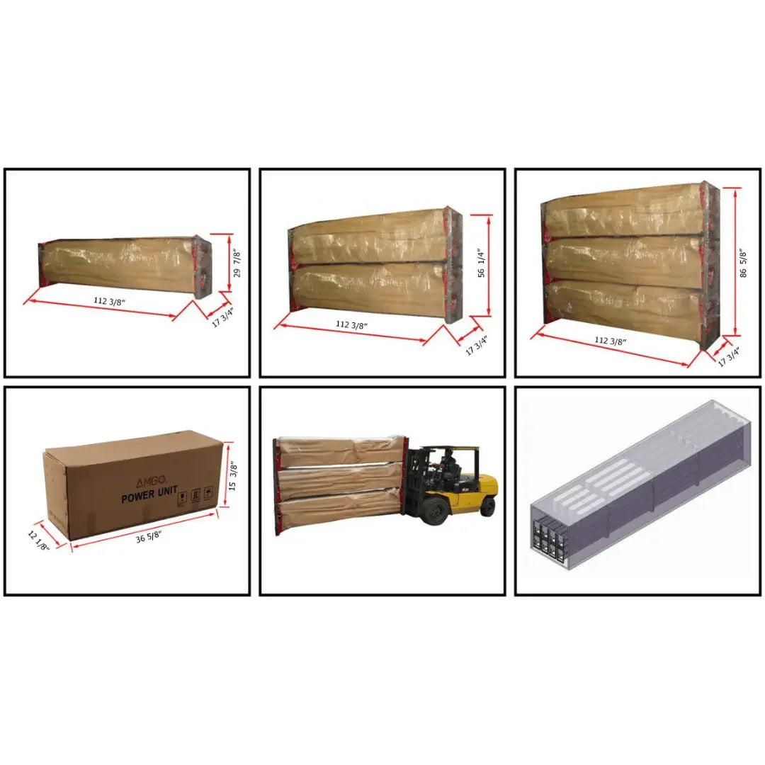 Amgo BP-9 9,000 lb 2 Post Lift - Mechanic Super Store