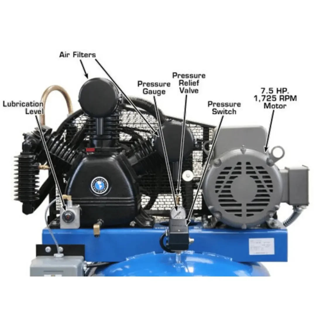 Atlas Air Force AF9PLUS-17 7.5HP Commercial Compressor with Plus Package Atlas