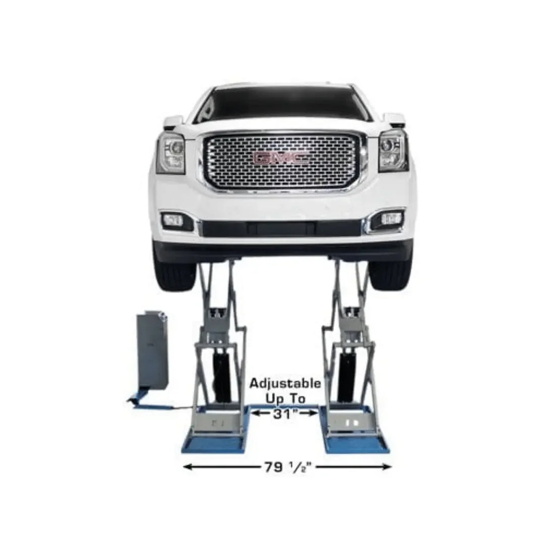 Atlas SLP9K Full-Rise 9,000 lb Capacity Scissor Lift Atlas