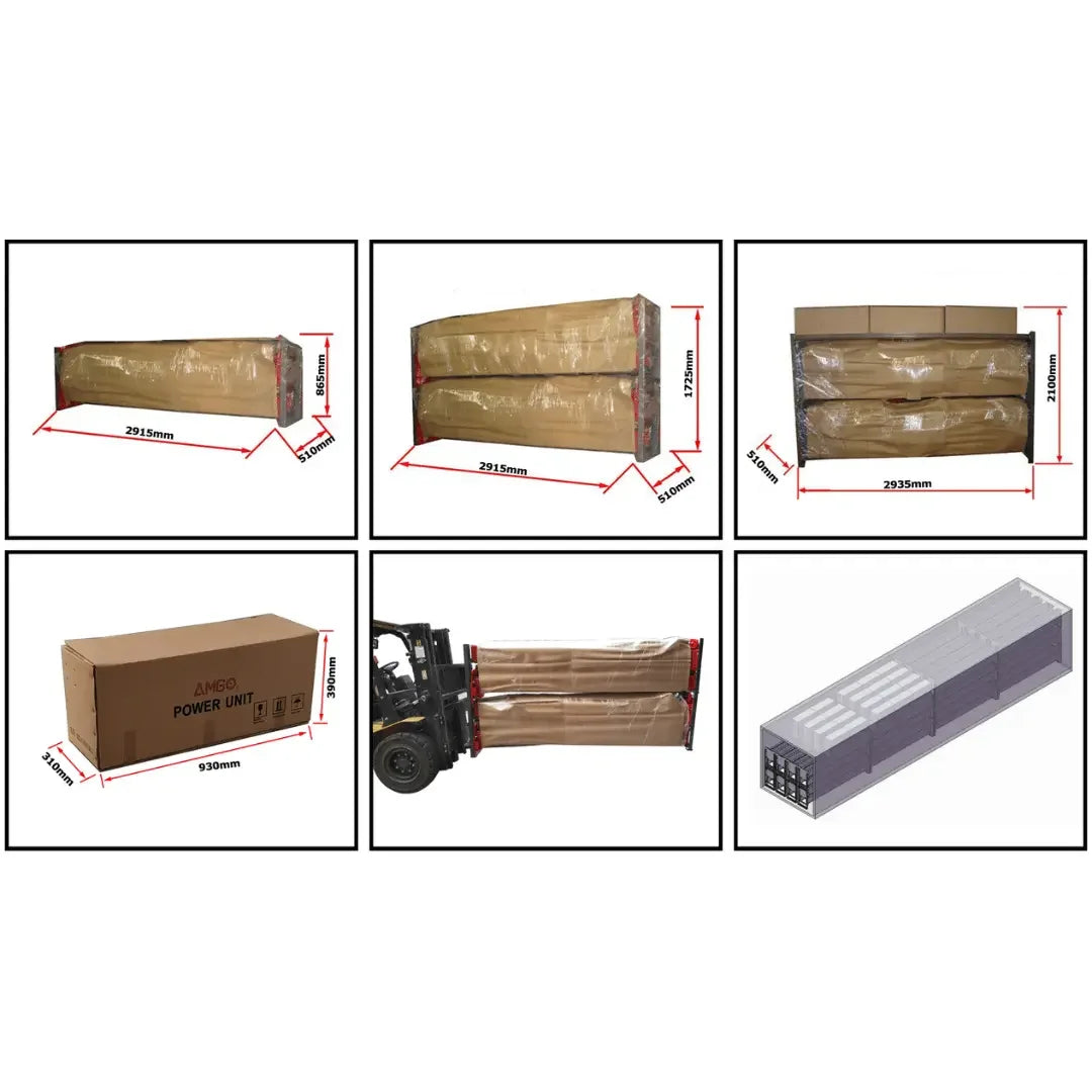 Amgo BP-10 10,000 lb 2 Post Lift - Mechanic Super Store