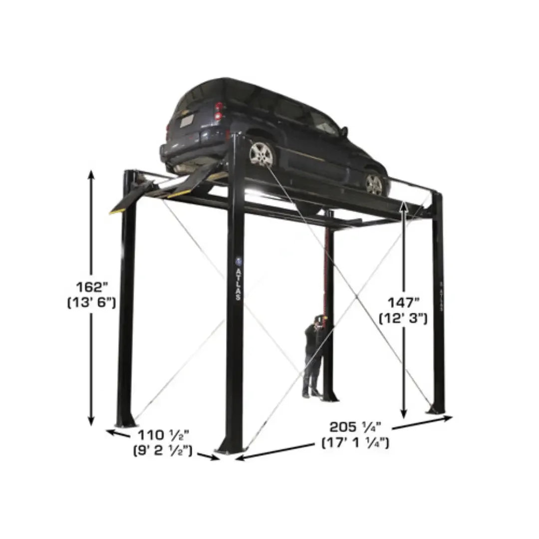 Atlas Garage PRO7000ST Super Tall 7,000 lb. Capacity 4-Post Lift Atlas