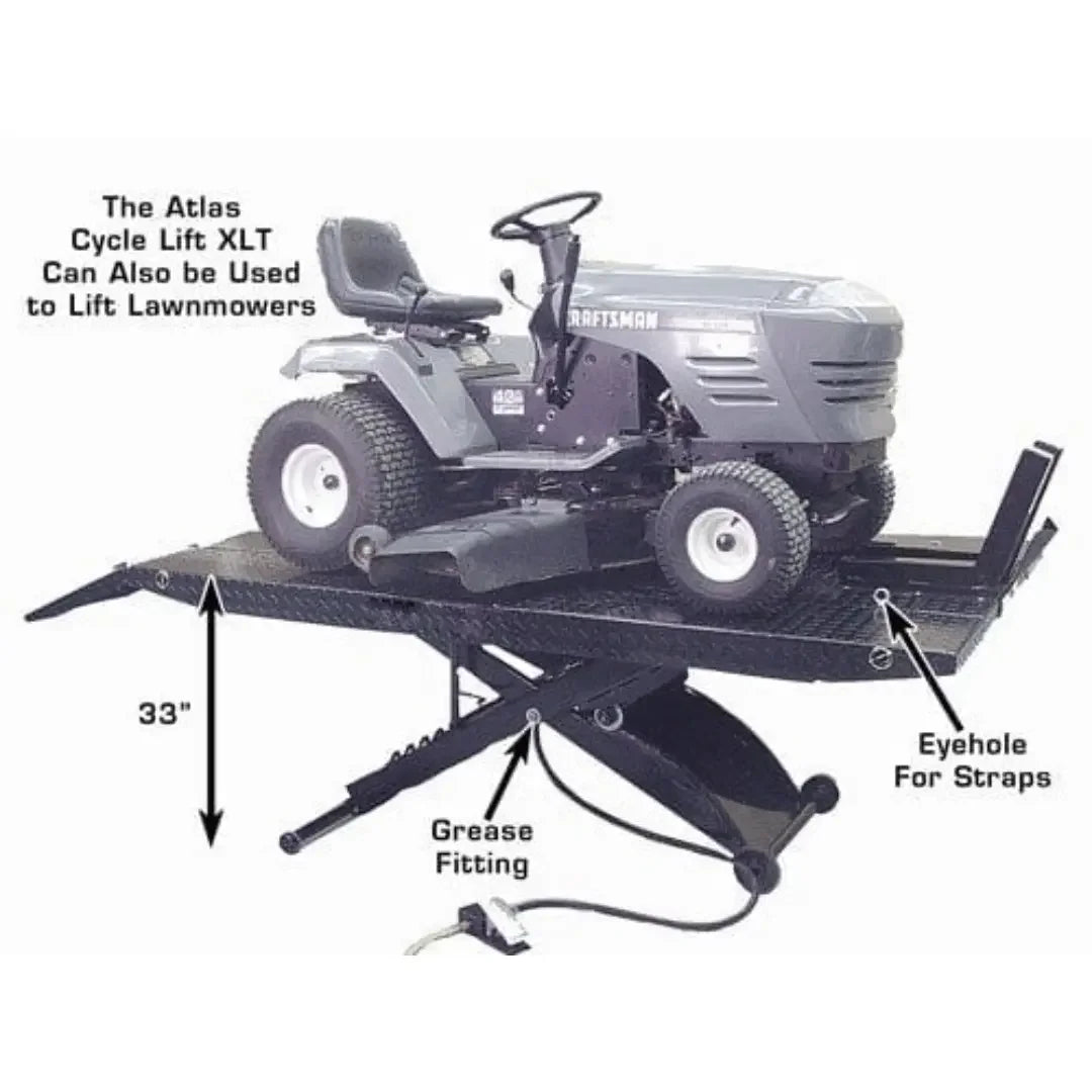 Atlas Cyclelift XLT 1,000 lb. Air-Operated Motorcycle and ATV Lift - Mechanic Super Store