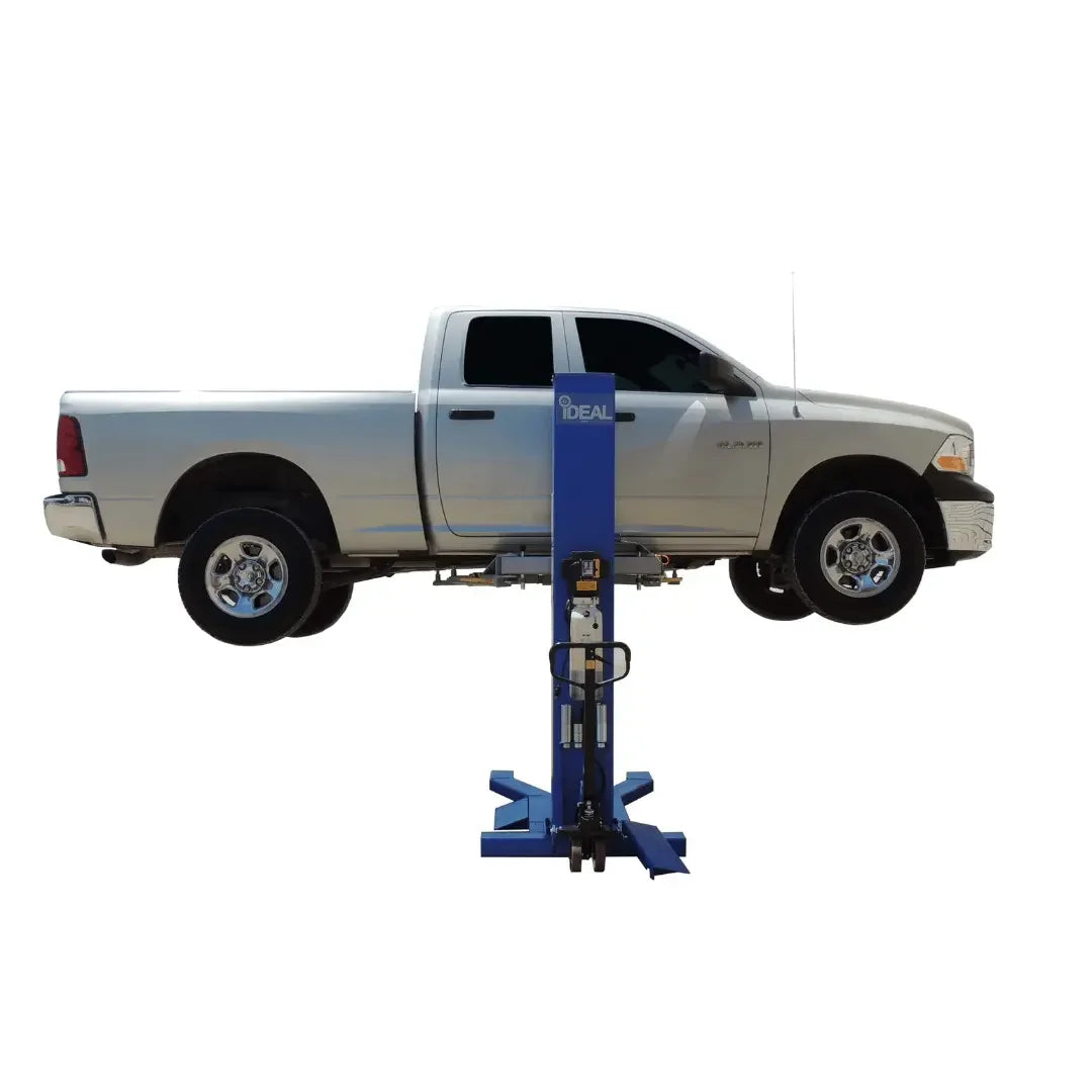 IDEAL iMobile MSC-6KLP 6,000 lb Low Profile Mobile Single Column Lift - Mechanic Super Store