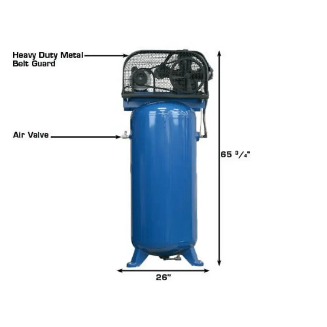 Atlas Air Force AF5 4.5HP 60 Gallon Single-Stage Air Compressor Atlas