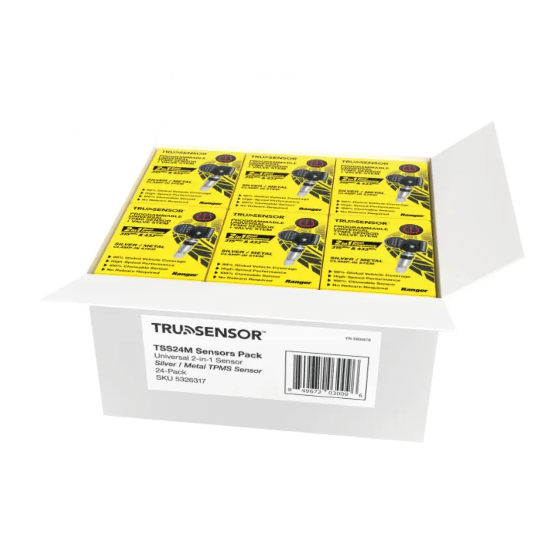 Ranger TS58R TPMS Tool Kits - 24 TruSensor 2 In 1 Sensors Silver Metal - Mechanic Super Store