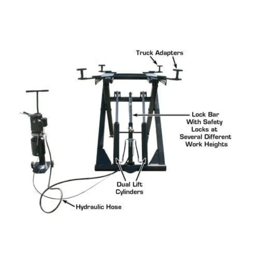 Atlas 6MR Portable Mid-Rise 6,000 lb Capacity Scissor Lift Atlas