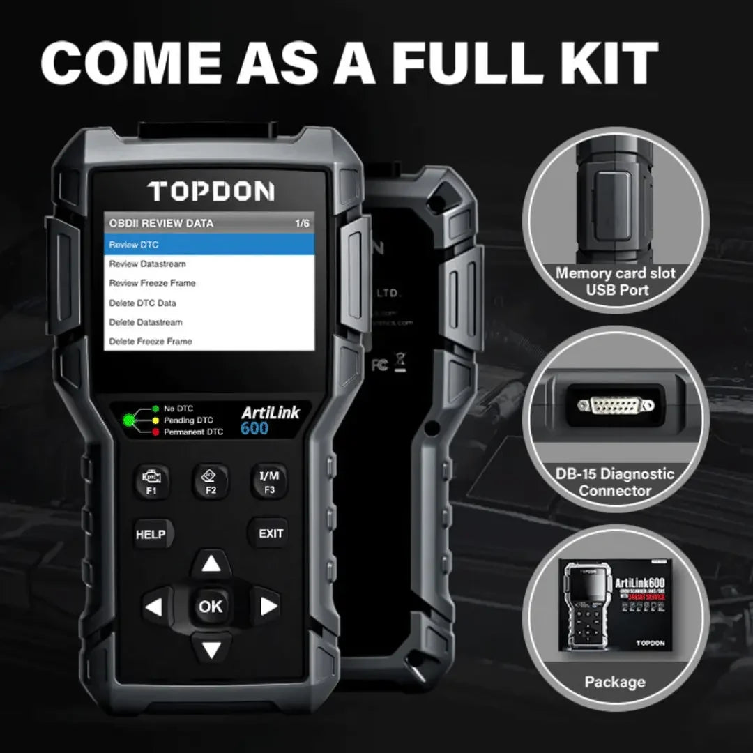 Topdon USA ArtiLink600 Automotive Computer Scan Tool Topdon