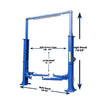 Tuxedo TP15KCX 15,000 lb Heavy Duty 2 Post Lift Tuxedo
